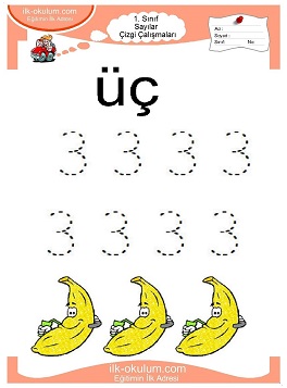 Çocuklar İçin Çizgi Çalışma Sayfaları 